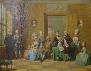 johann tischbein The Souchay Family painting